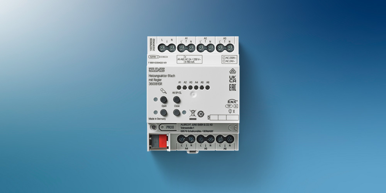 KNX Heizungsaktor 6-fach bei EMG Elektro-Montagen Geiseltal GmbH in Braunsbedra
